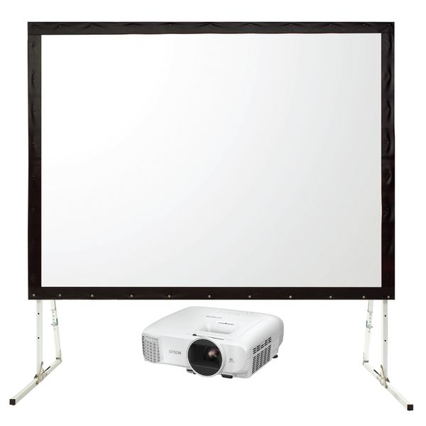 Hire Fast Fold Screen with Data Projector Hire (4.9 x 2.8m) 16x9
